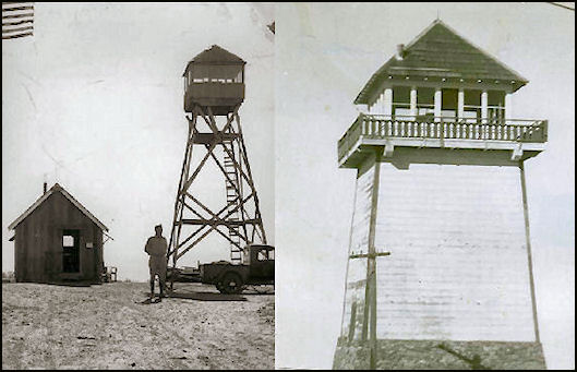 Tower in 1920 and 1934