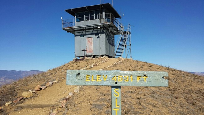 Photo from the Angeles National Forest Fire Lookout Association