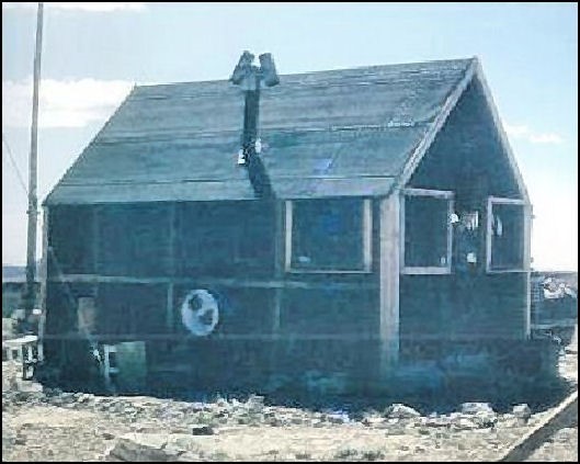 Second 8'x10' wooden cabin built 1951 or 1952