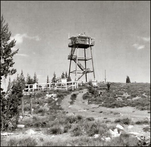 Photo courtesy Robert Evans, lookout observer 1955-56