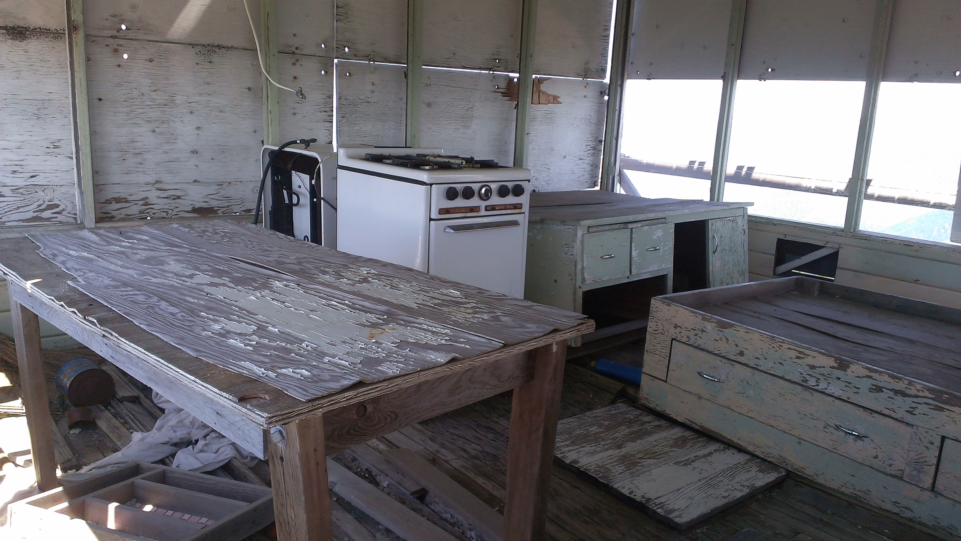 Cabin interior (July 2014 photo by Luke Channer)