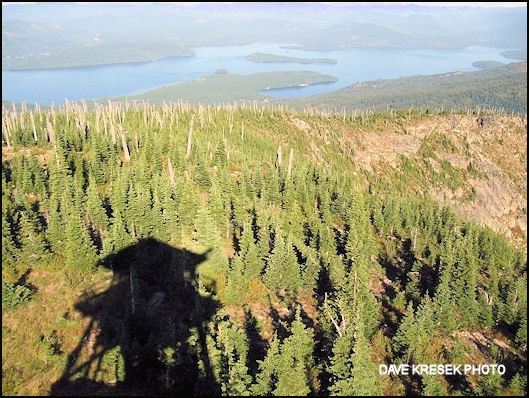 Lookout site 44 years after Sundance Fire, September 2011