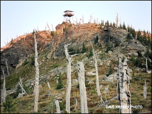 Lookout site 44 years after Sundance Fire, September 2011