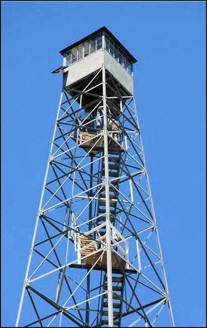 Closeup of tower