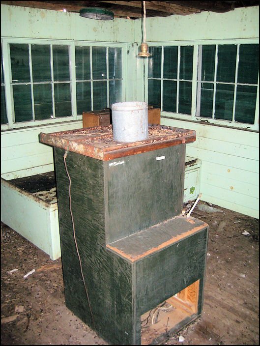 Interior prior to restoration, 2010