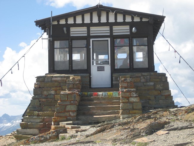 Swiftcurrent Lookout in 2013. Photo by Luke Channer.