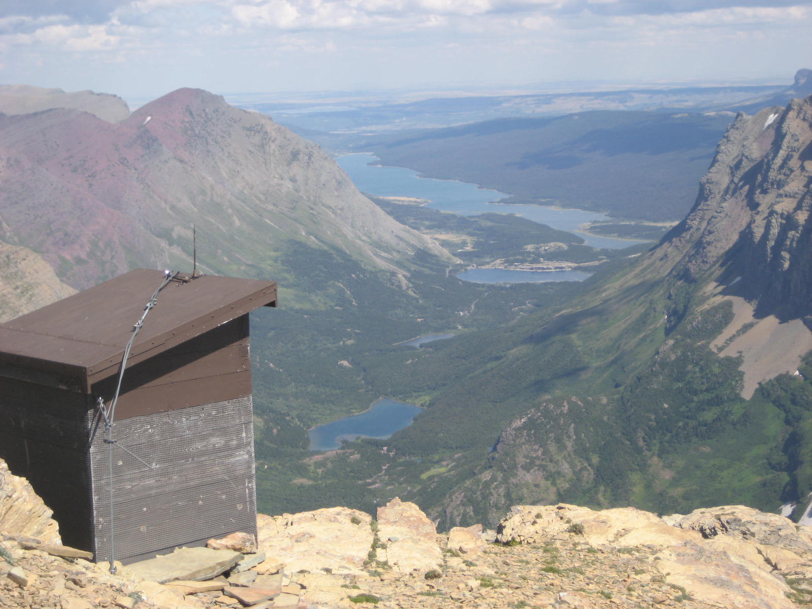 View from Switftcurrent outhouse. 2013 photo by Luke Channer.