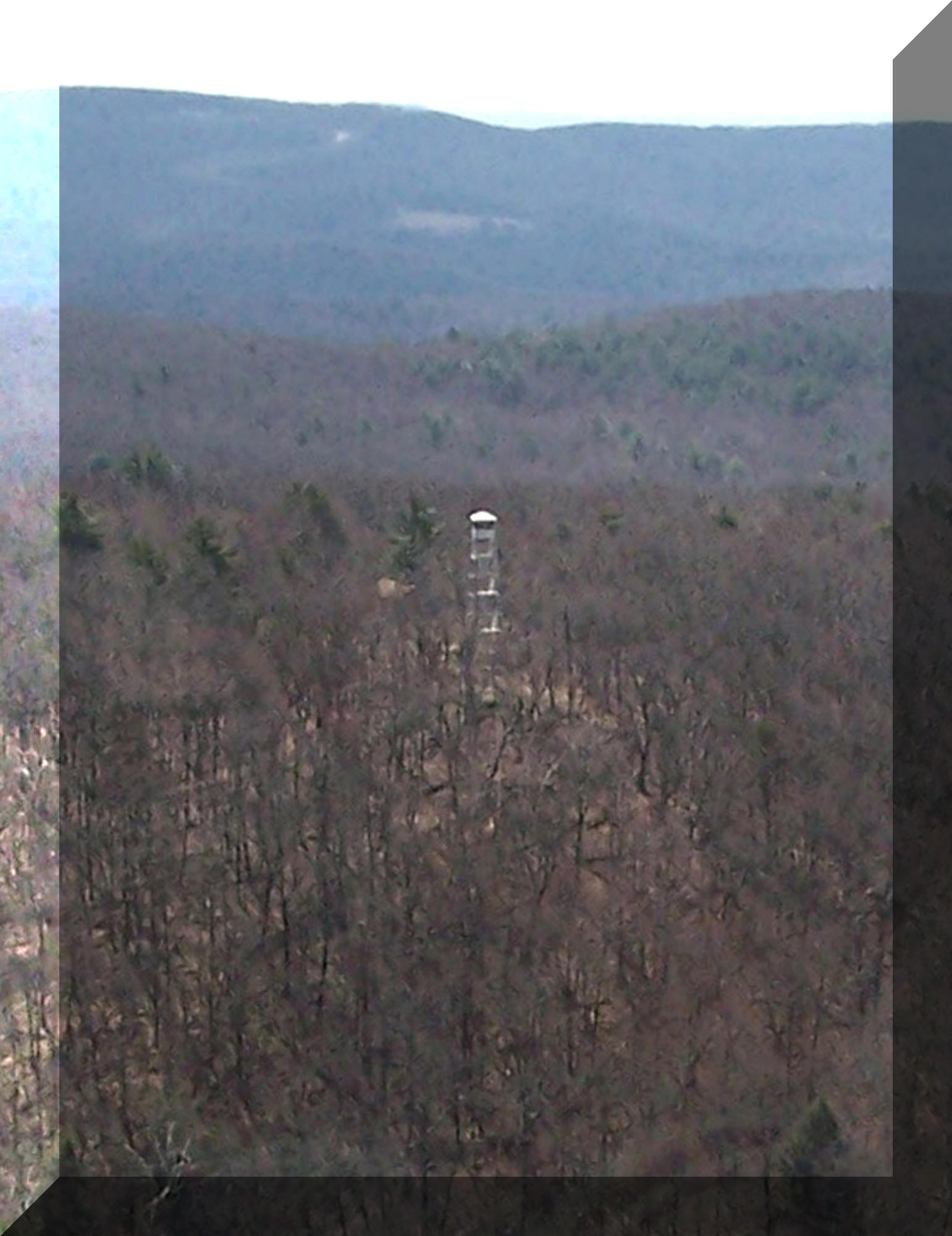 Beebe Hill Fire Tower flyover 4-18-09 by Bill Starr