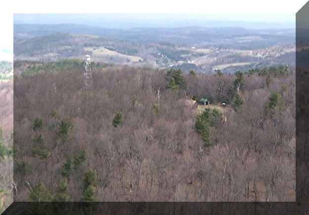 Beebe Hill Fire Tower flyover 4-18-09 by Bill Starr