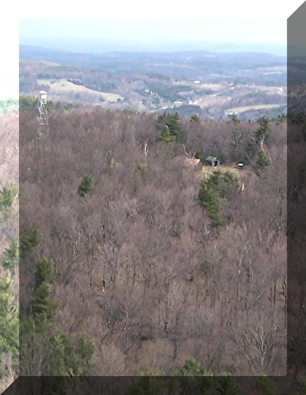 Beebe Hill Fire Tower flyover 4-18-09 by Bill Starr