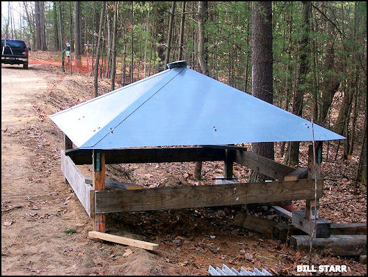 Tower re-erected in Wilton, NY Dec. 2010