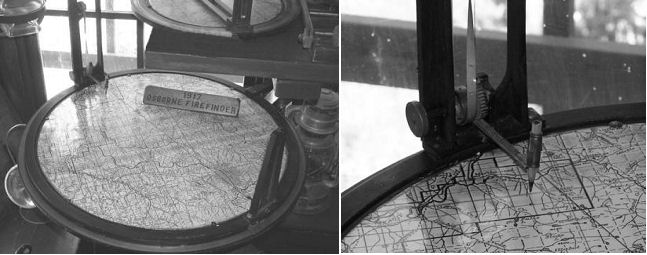 1917 Osborne fire finder and plotter (Paul Hartmann photos)