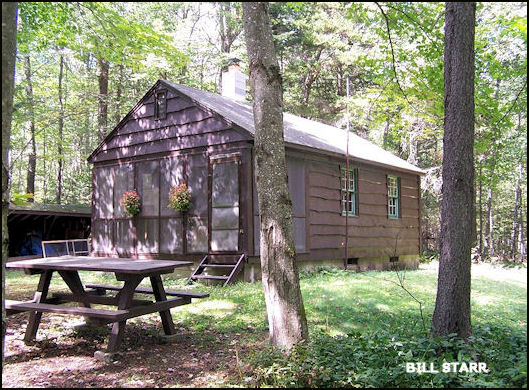 Cabin at bottom of mountain 9/4/2010