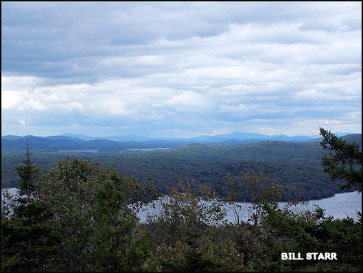 View northeast to Algonquin and Whiteface Mountains 9/4/2010