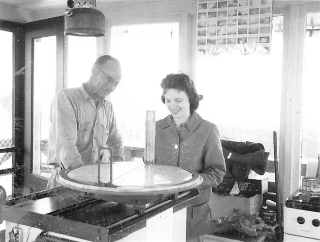 Lookout Glen Olson and Ann Fleming (June 15, 1961 photo)