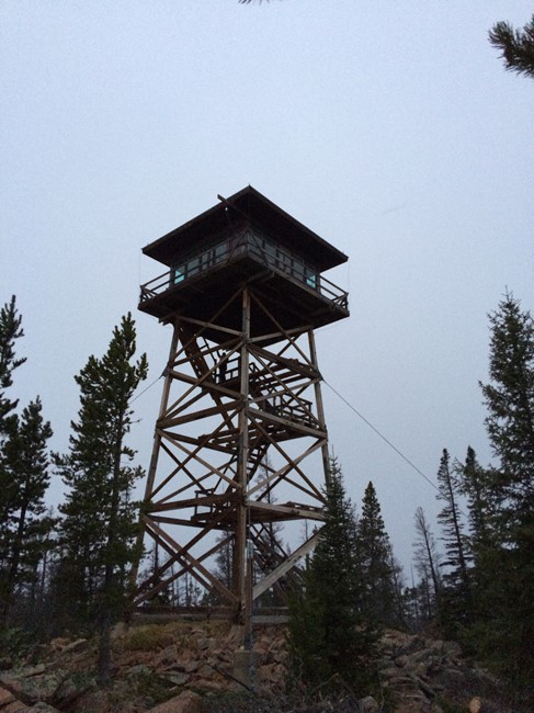 Spruce Mountain Lookout (photo courtesy of Kent Argow)