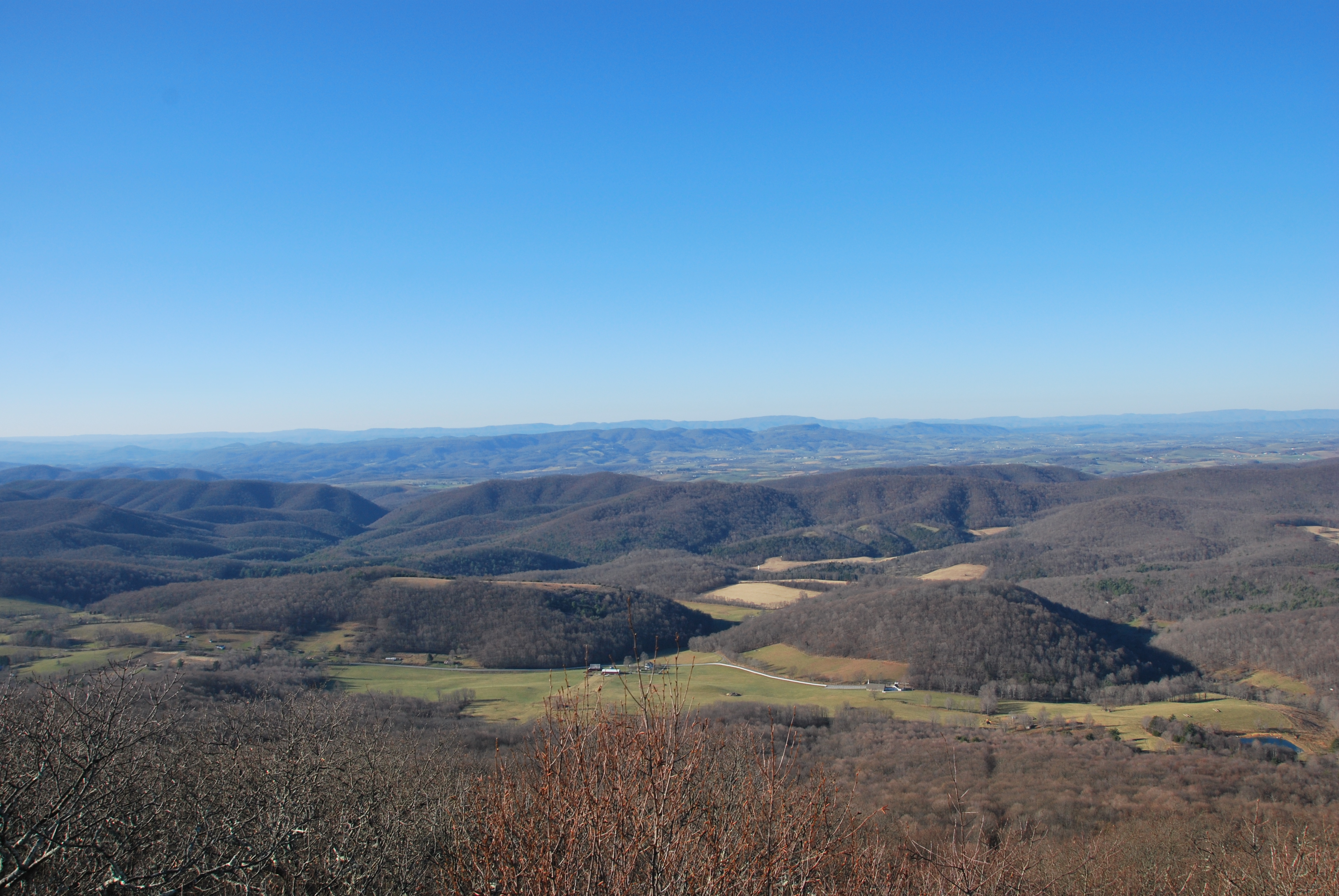 Looking north in November 2012