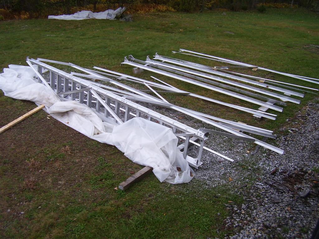 Tower restoration in October 2009