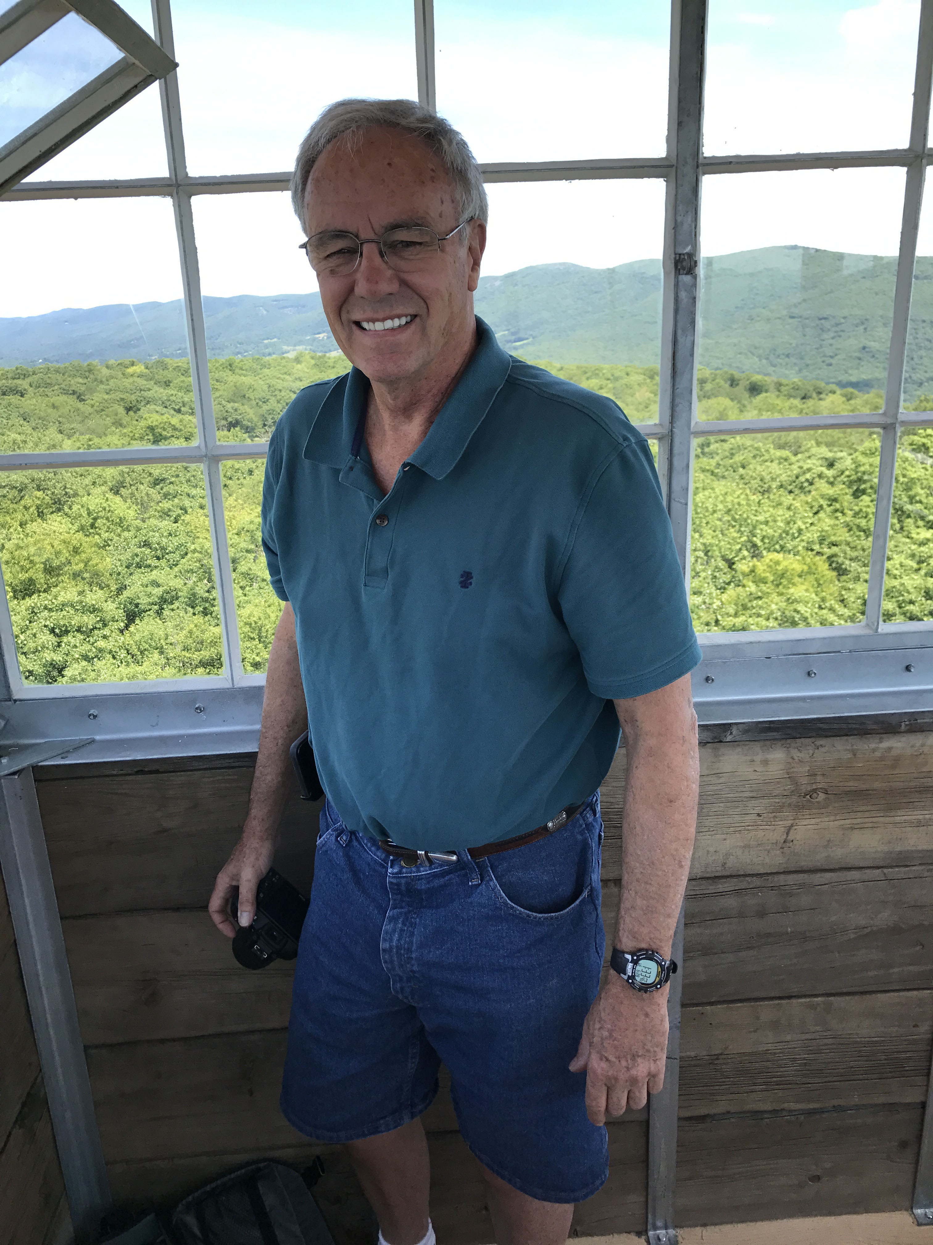 Owner Skip Jones in cab