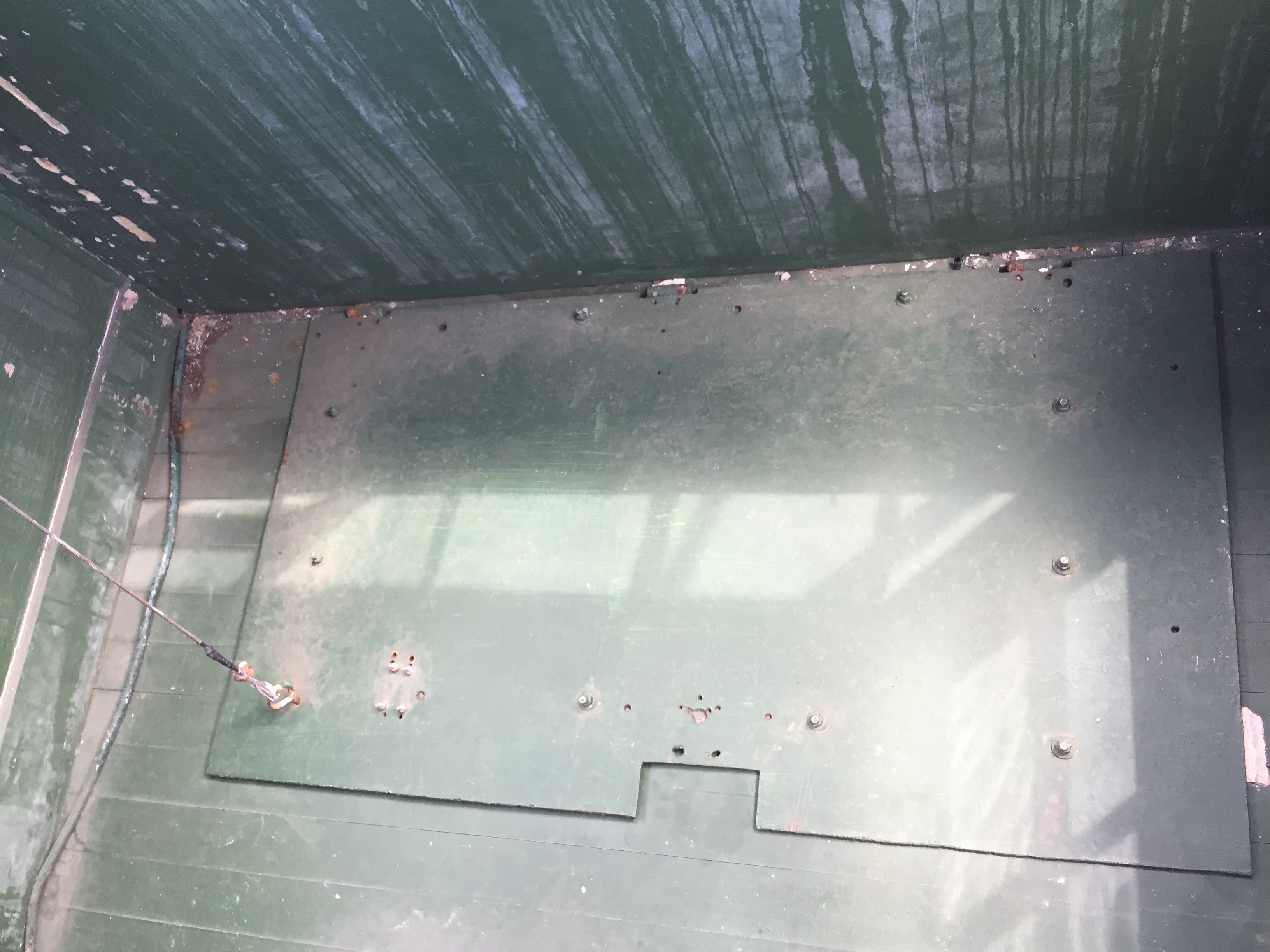 Cab Trap Door in August 2017