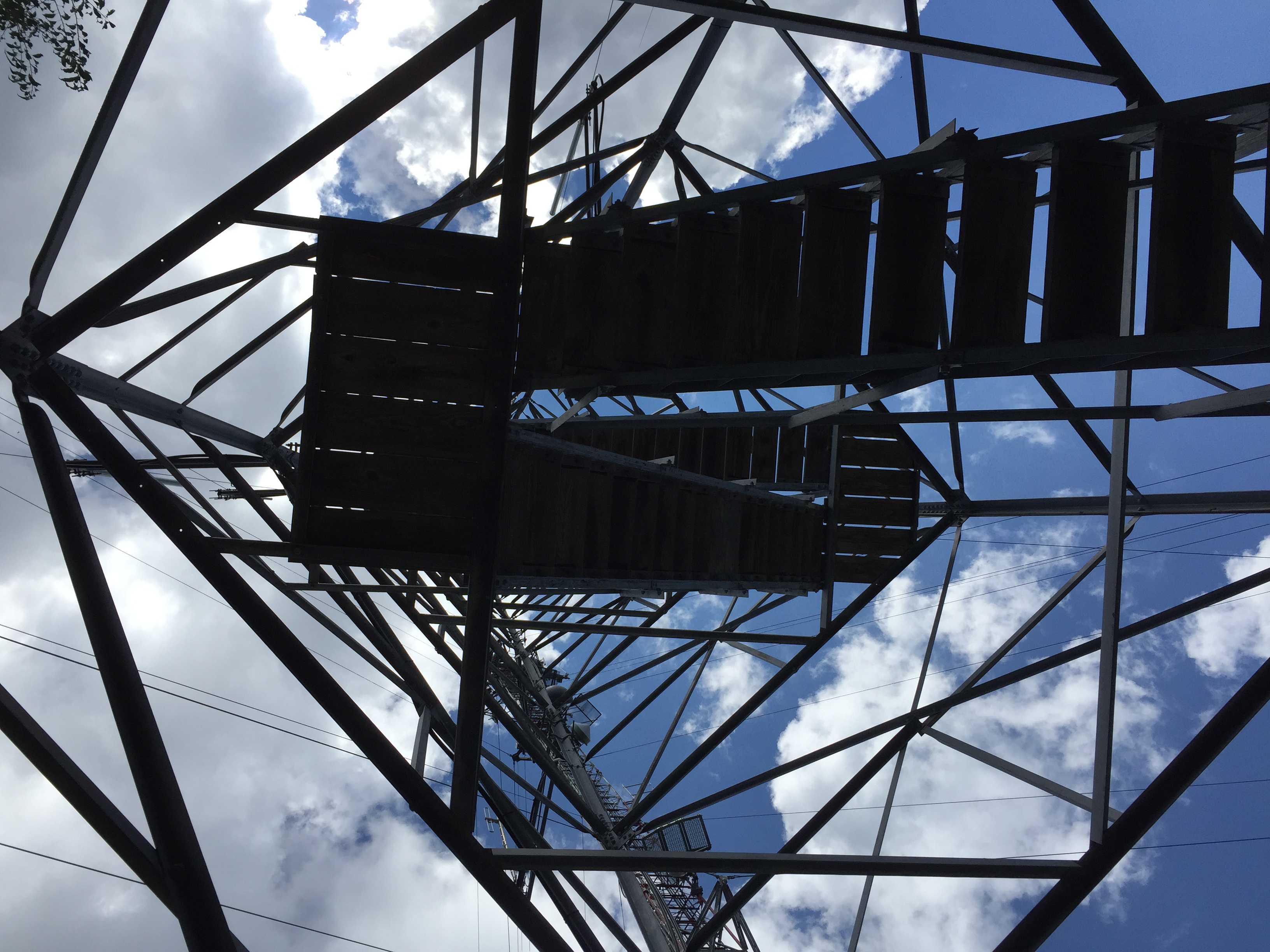 Looking Up Tower in August 2017