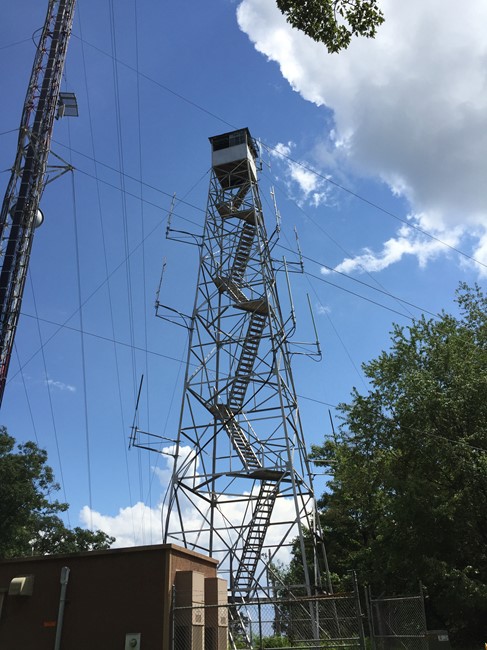 Thayerville Fire Tower in August 2017