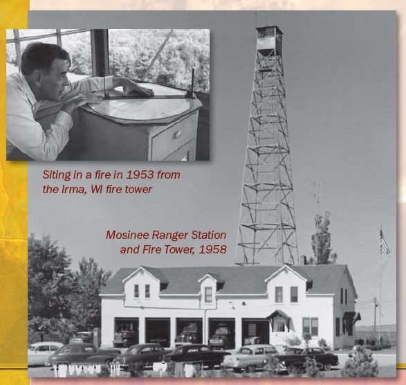 Tower and ranger station in 1958