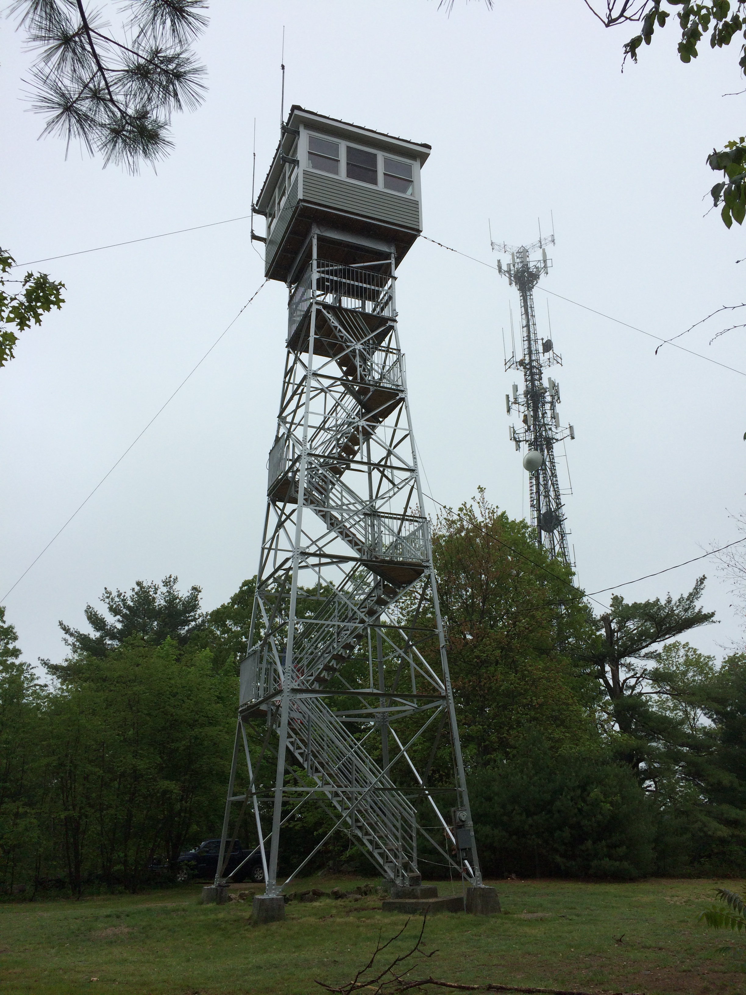 May 2017 photo, after walls were removed from the lower cab