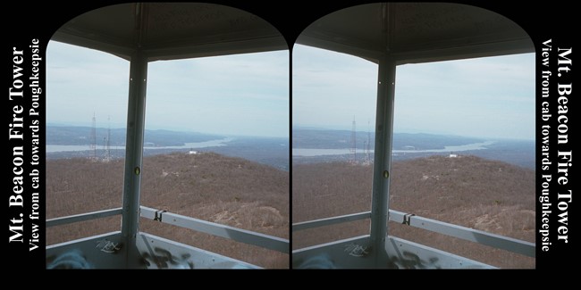 Stereo view from cab