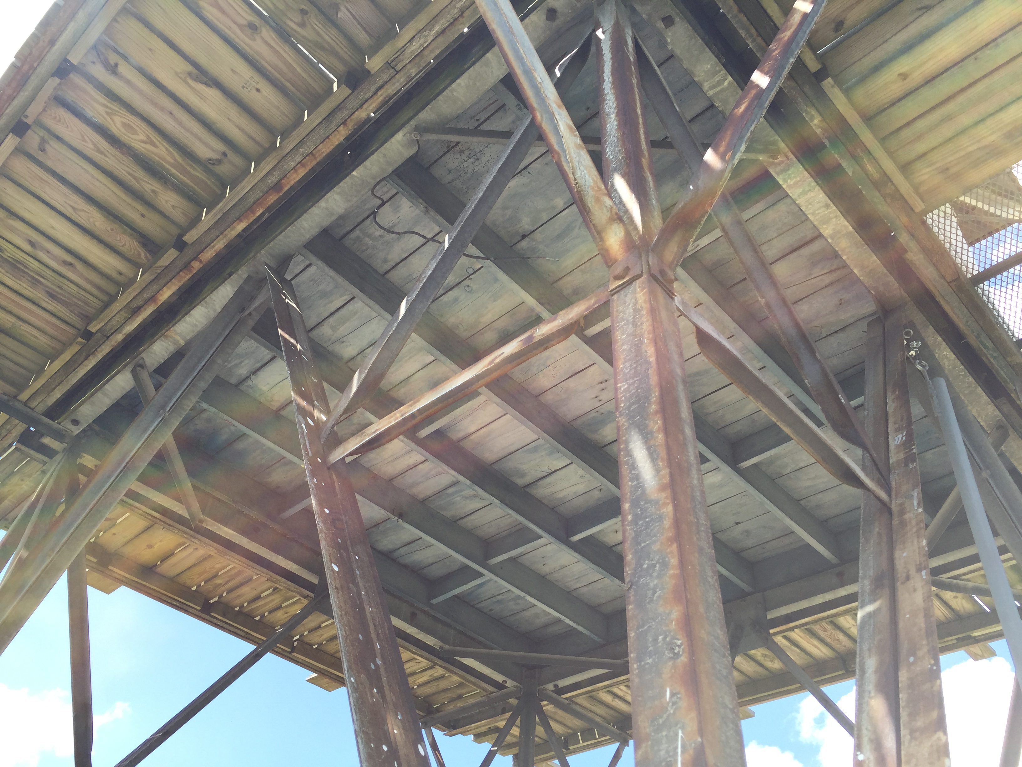 July 2018 view of cab underside