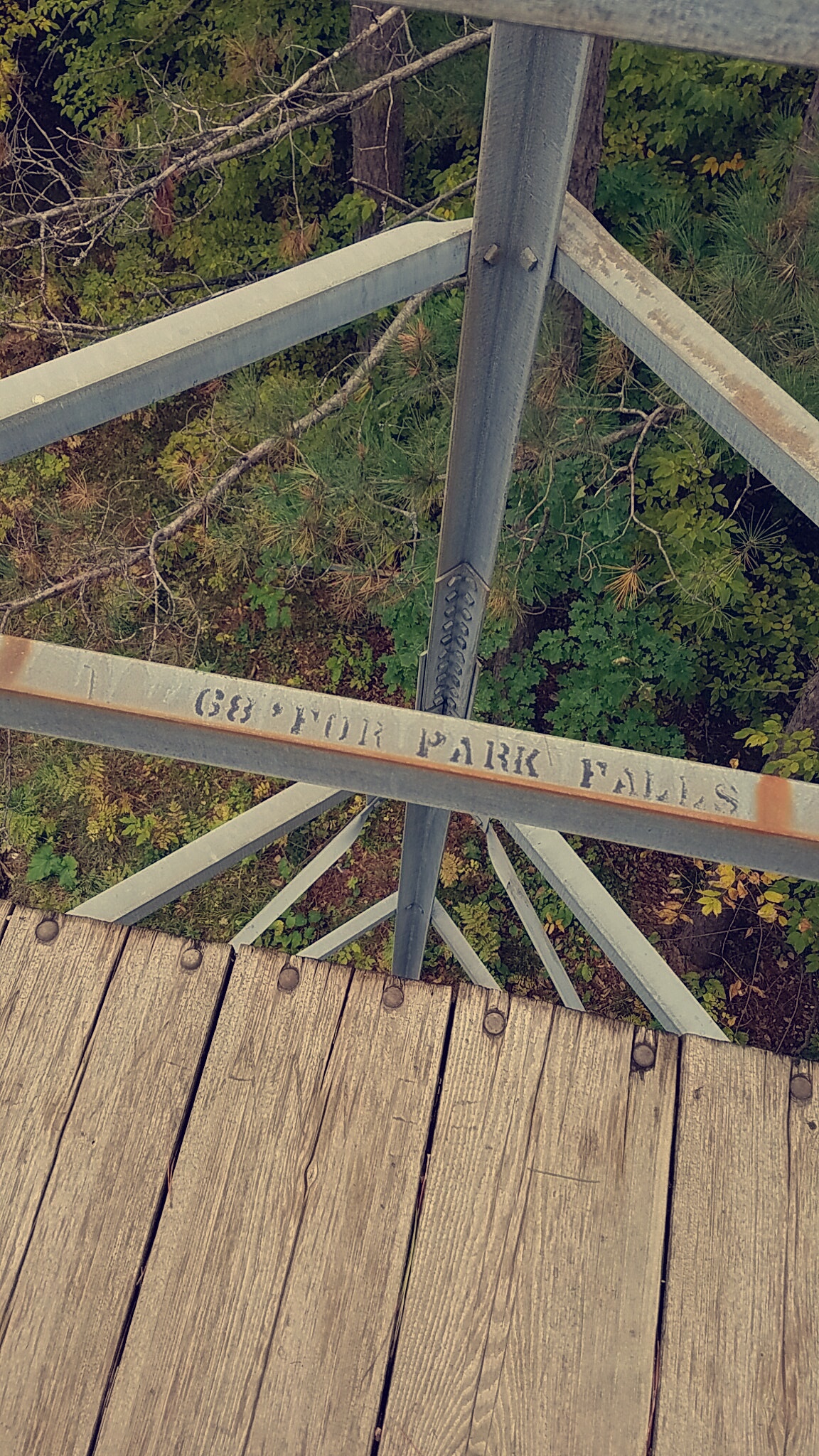 Indication tower was removed from Park Falls?