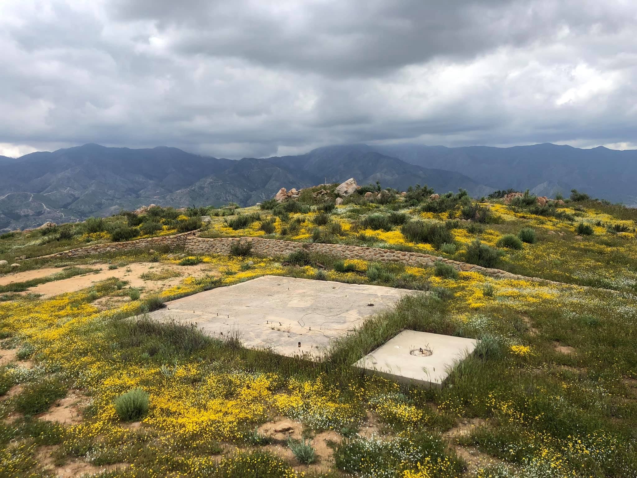 Original site of Estelle Mountain Lookout