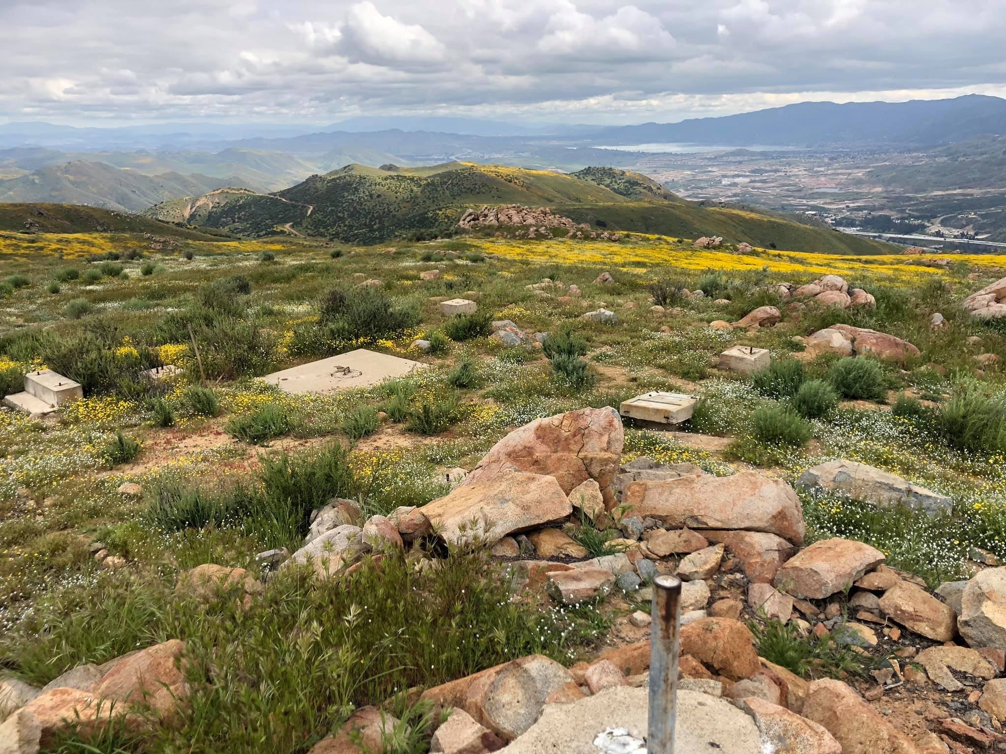 Original site of Estelle Mountain Lookout
