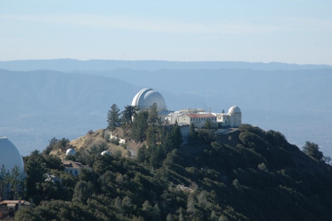 Lick Observatory shares the mountain with the lookout