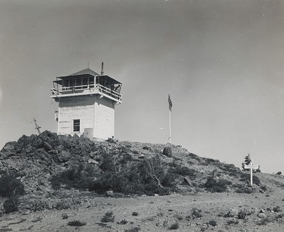 1944 BC-301 on a timber tower
