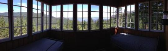 270 degree view from the lookout room