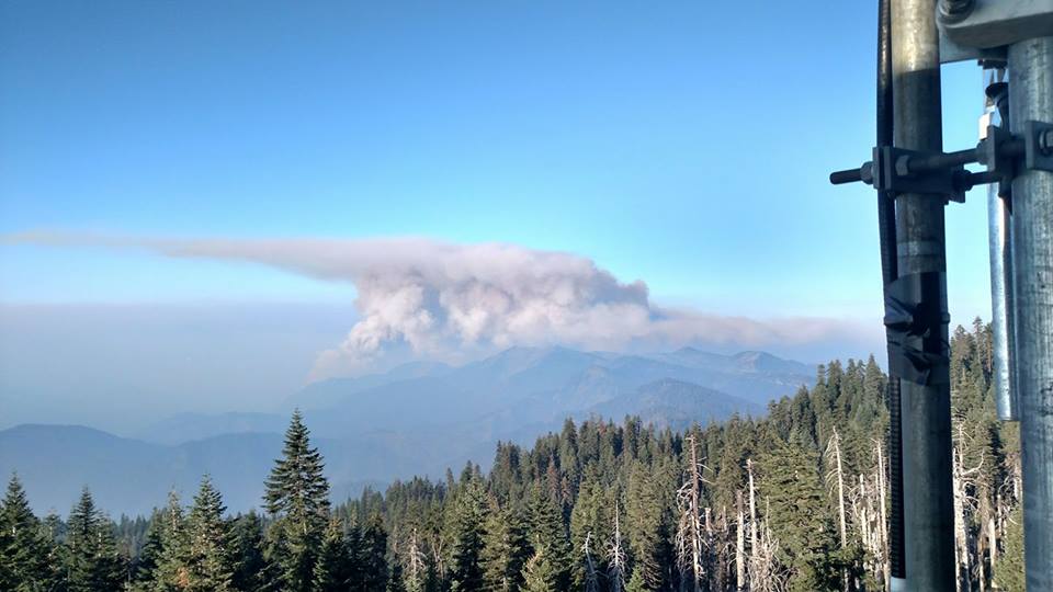 Helena - Fork Fire from Hayfork Bally Lookout - 2017