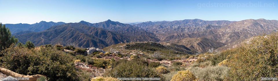 Panorama from lookout site