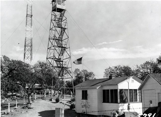 Tower and BC-201 Residence Cabin - 1955