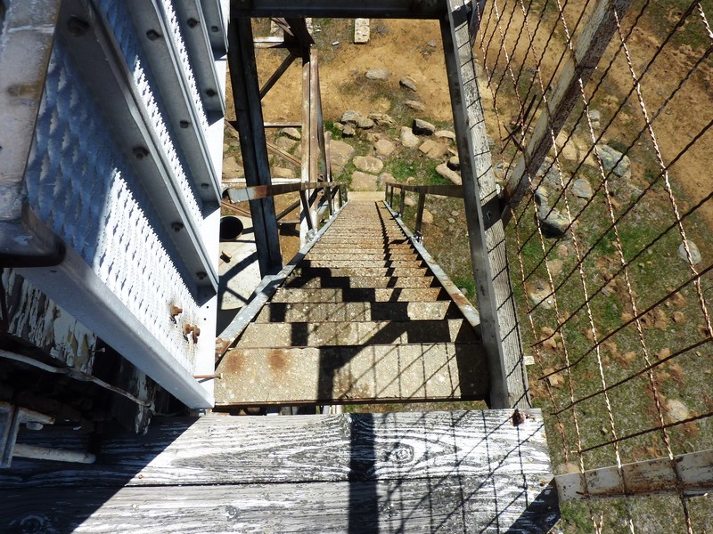 Stairway from the catwalk