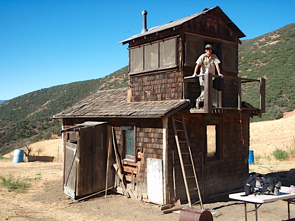 Salisbury Lookout - AWS Post - Relocated to Black Willow Spring