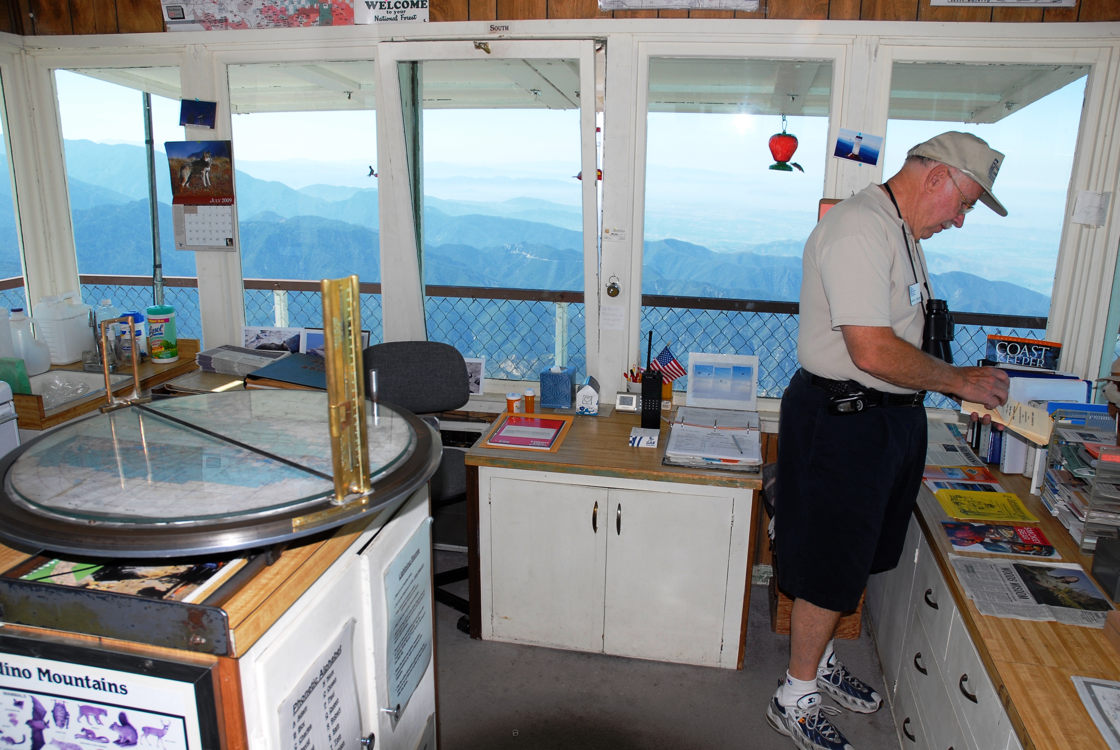 Fire-Finder and Cabin Interior
