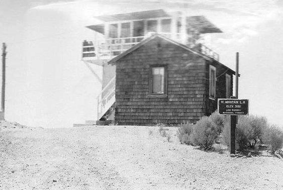 Lookout with Aircraft Warning Service Cabin