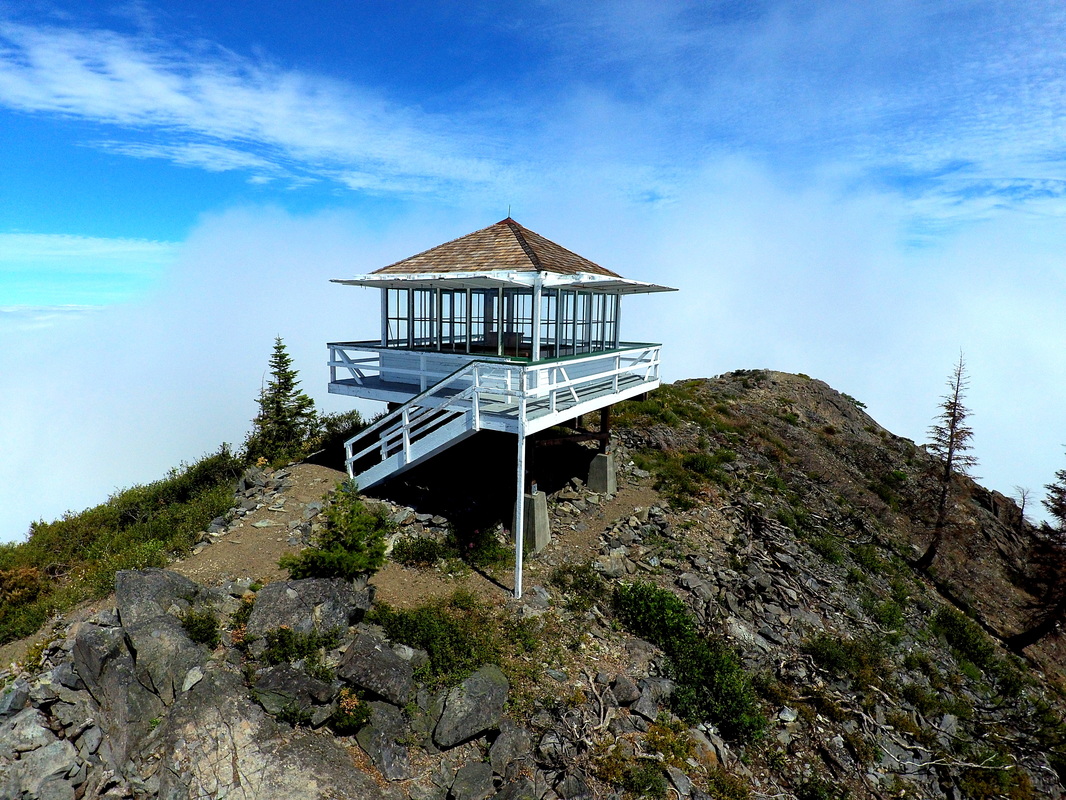 Camp Six Lookout at Bear Basin Butte - 2016