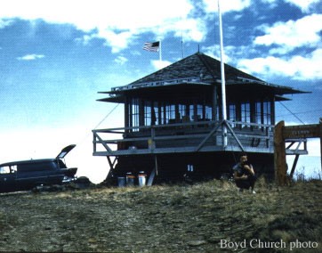 Clemen Mountain Lookout - 1954 built L-4 Ground Cabin