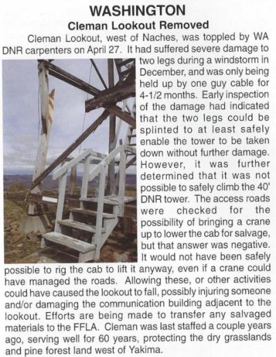 Damage and Removal - 2007