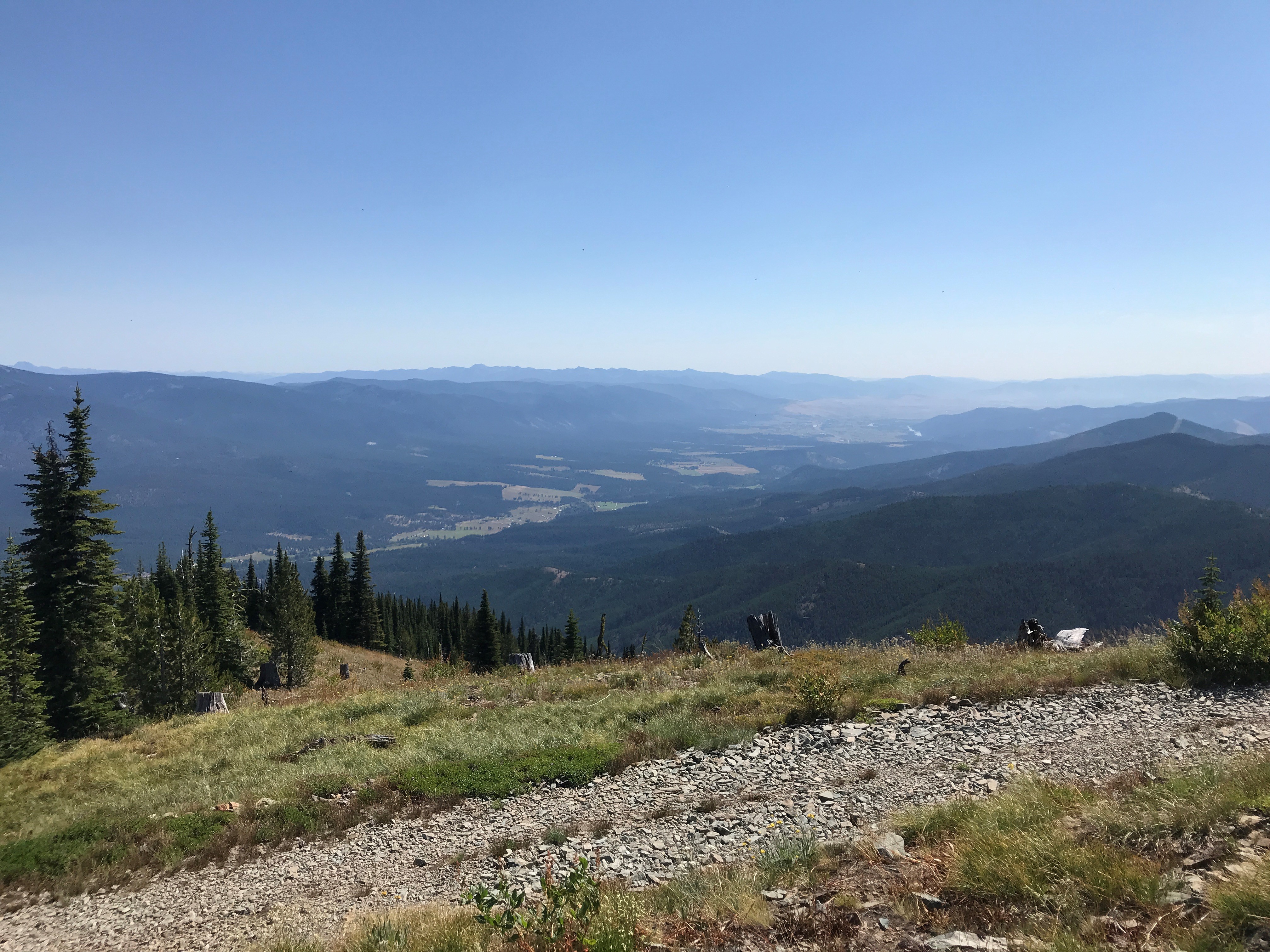 View of Missoula Valley from lookout