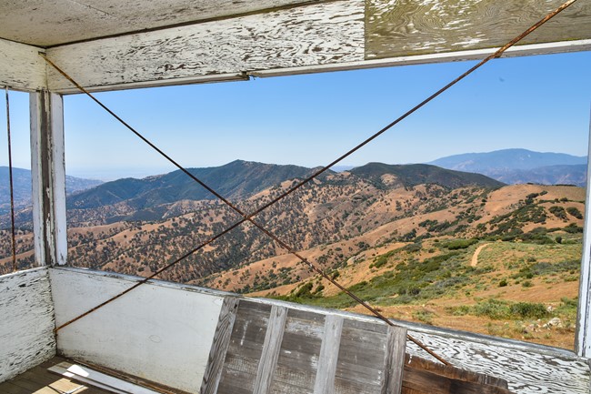 Southwest cabin view