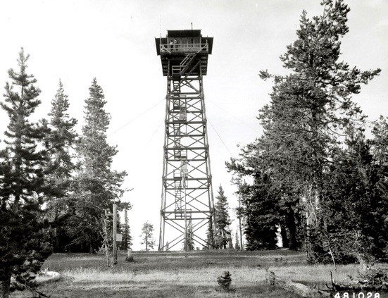 Russel Mountain Lookout - 1955