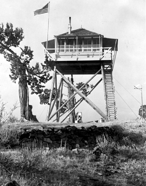Fall Mountain Lookout - 1942